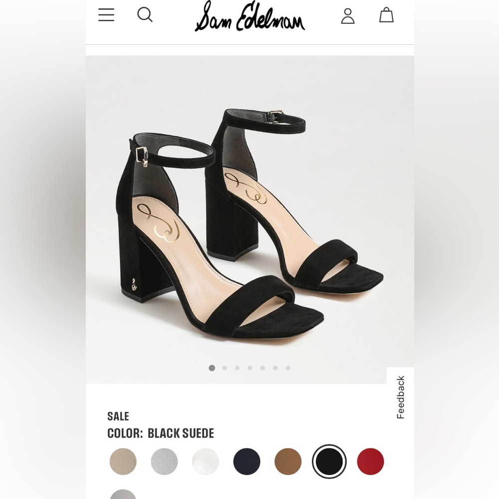 Sam Edelman Daniella Black Heels
